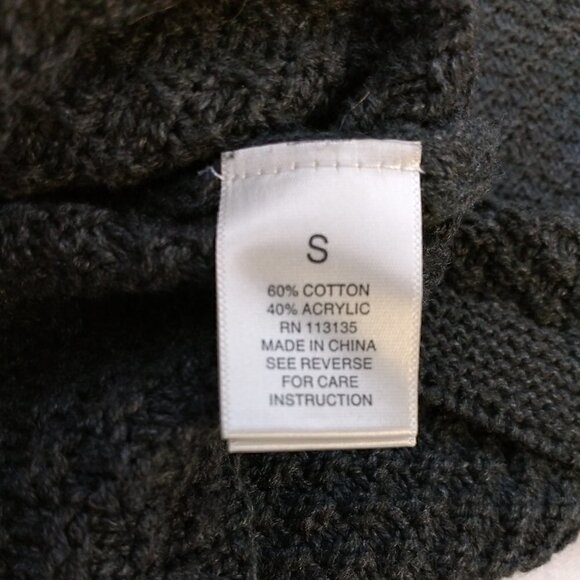 Leo & Nicole  Dark Grey/ Black Duster Knit Cardigan - Picture 9 of 13